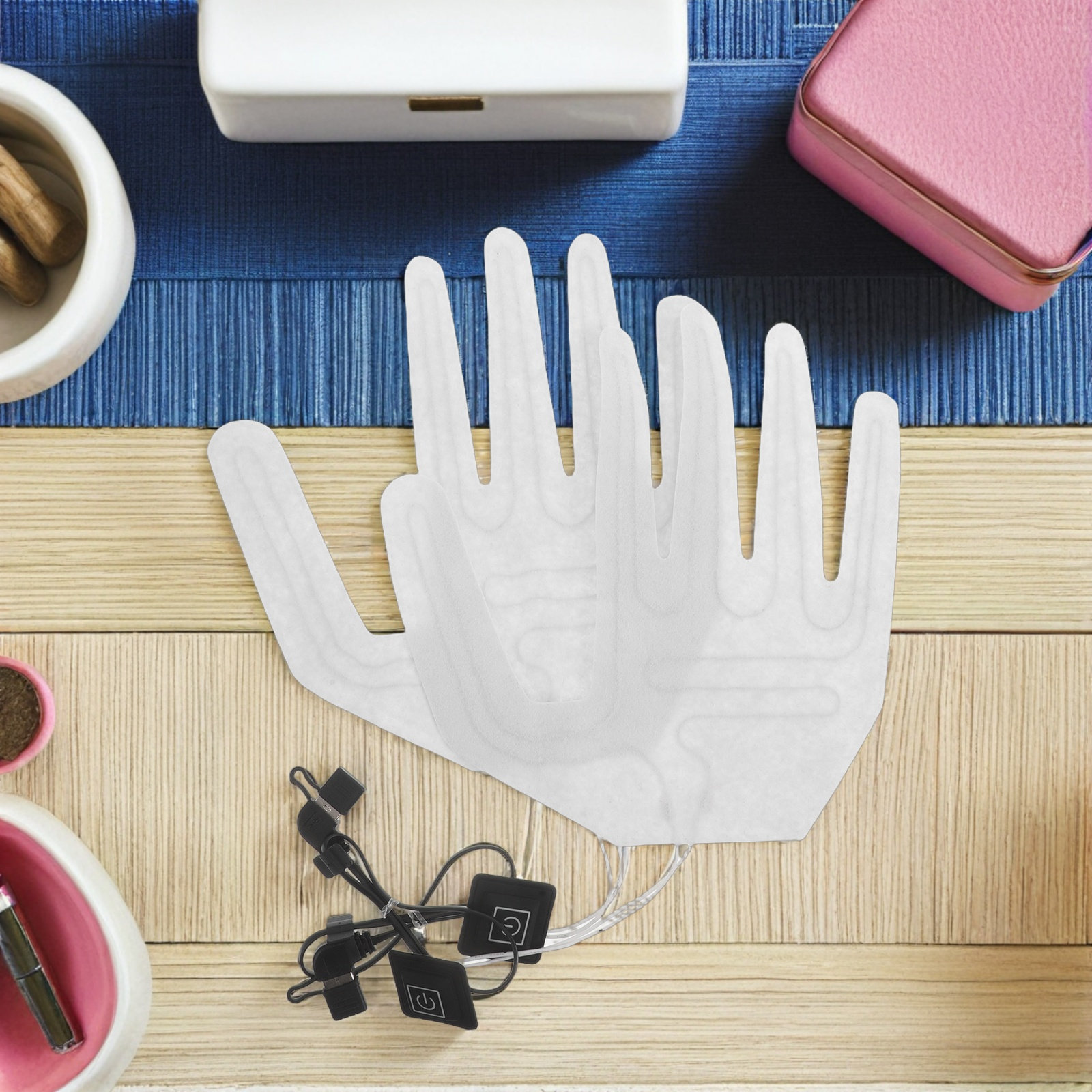 2Pcs Full Finger Electric Heat - огляд і ціна Heated Gloves Electric