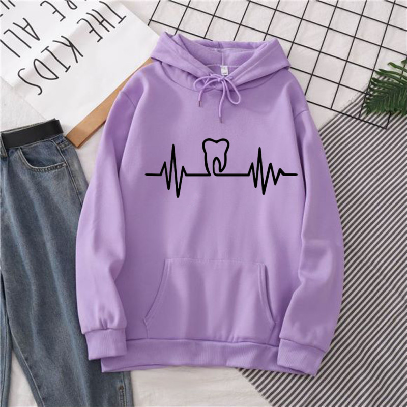 Heatbeat Hoodie Graphic Tooth  - огляд і ціна Winter Clothing Drawing