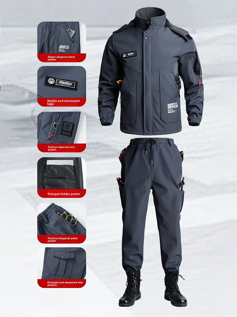 Thick Windbreaker Tracksuits M - огляд і ціна Winter Clothing Pk
