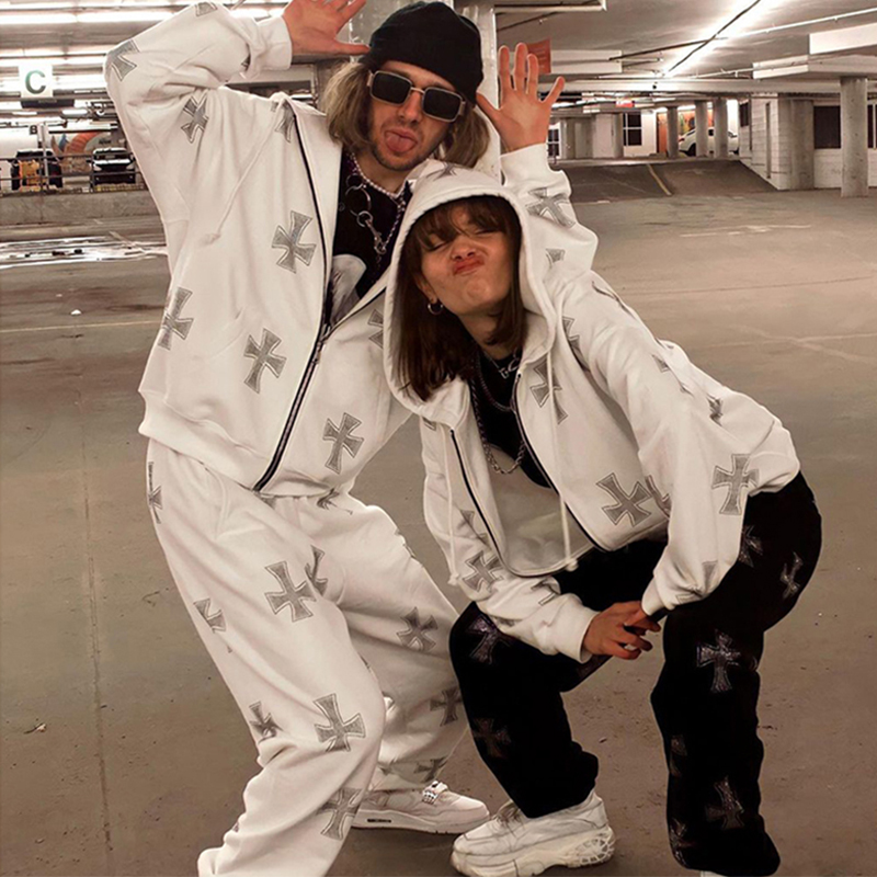 American Hip-hop Retro Pantsui - огляд і ціна Winter Clothing Pk